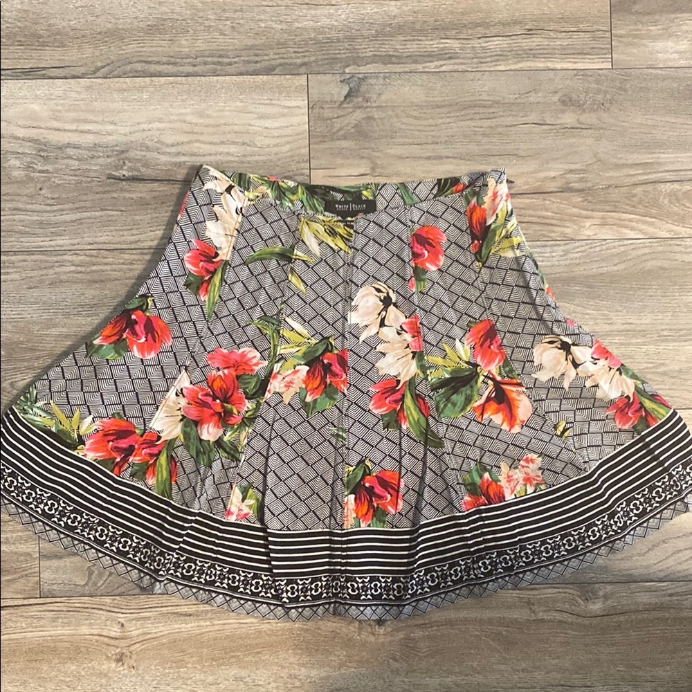 Floral Patterned Skirt by White House/Black Market